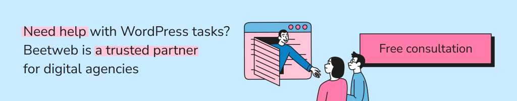 banner WordPress consulting services_Beetweb